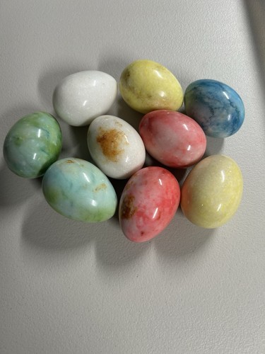 Hand carved alabaster egg - carved,